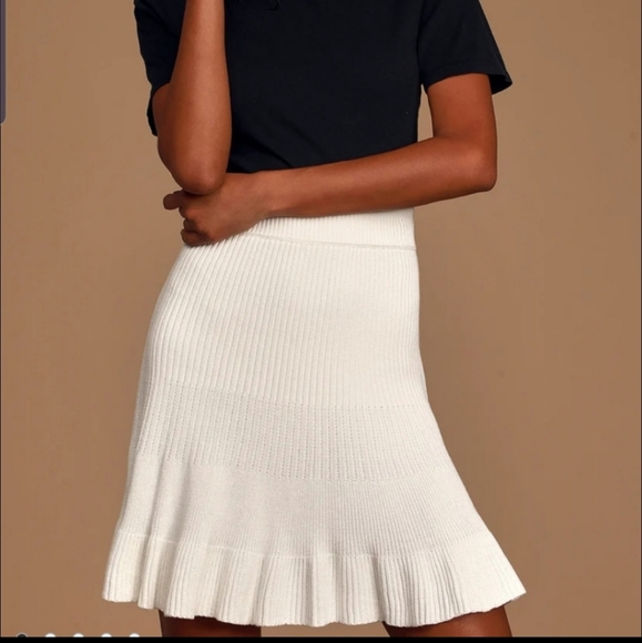Free People Dresses & Skirts - Free People Solid Gold Knit Skirt